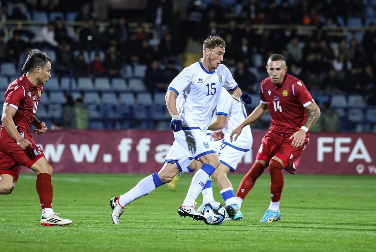 kosovarfootball's tweet photo. 📸 Images from #ARMKOS 🇦🇲🇽🇰 https://t.co/bDFv5Qc460
