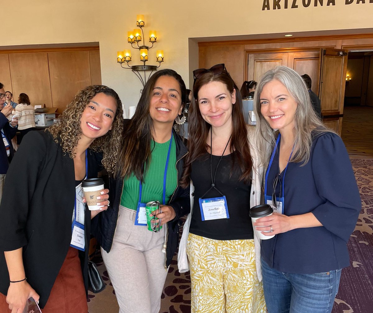 Always great to spend time with talented women scientists and fellow @HHMINEWS #FHScholars and @pewtrusts Pew Scholars @Neal_Lab @MarmolJosefina @KaraLMarshall at the Pew meeting! (@sd_kocher missed the 📸).