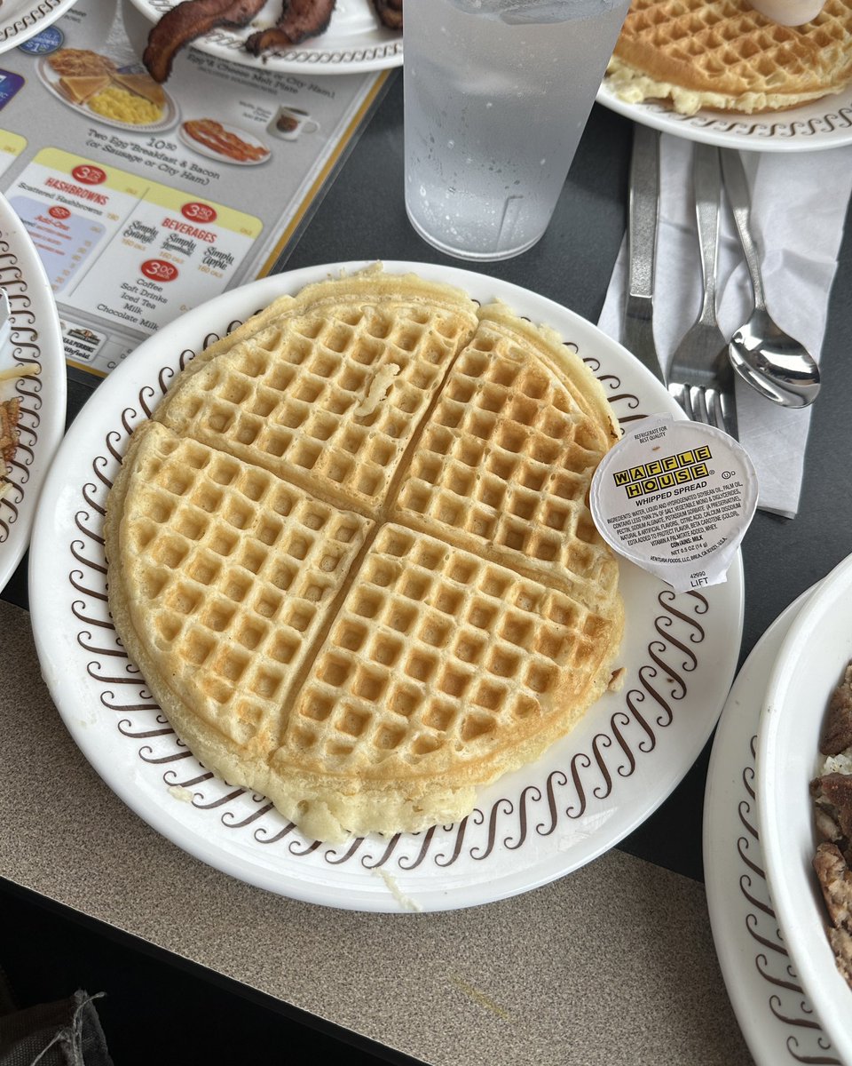 I’d expect the waffles to be a lil better at a place called Waffle House no?