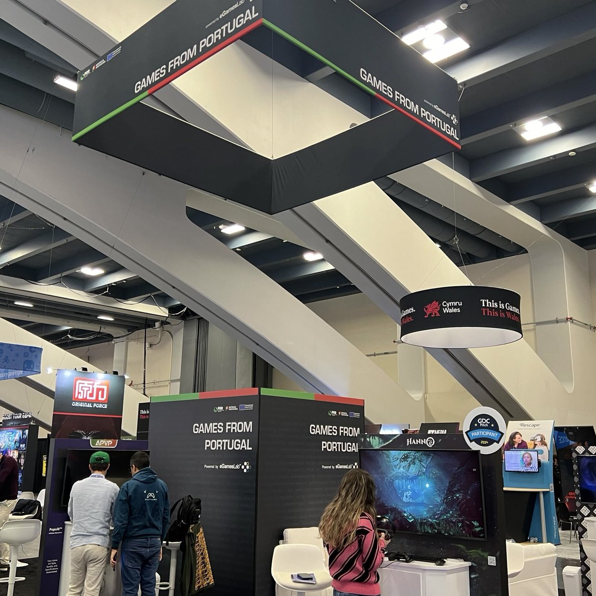 Last hours <a href="/Official_GDC/">GDC Festival of Gaming</a> ! Stop by our booth S1057 to learn more about our games and team! 
#gdc2024 #Hanno #IndieGameDev