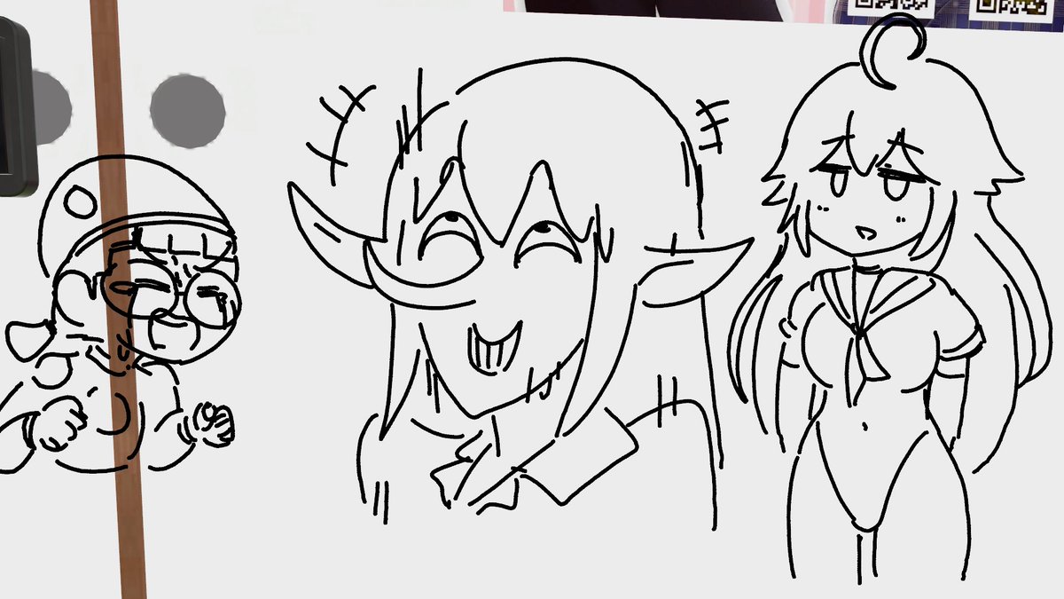 突然のケリン(@Kerin_Vtuber)と万楽えね(@maguraene)との遭遇に限界化する人 