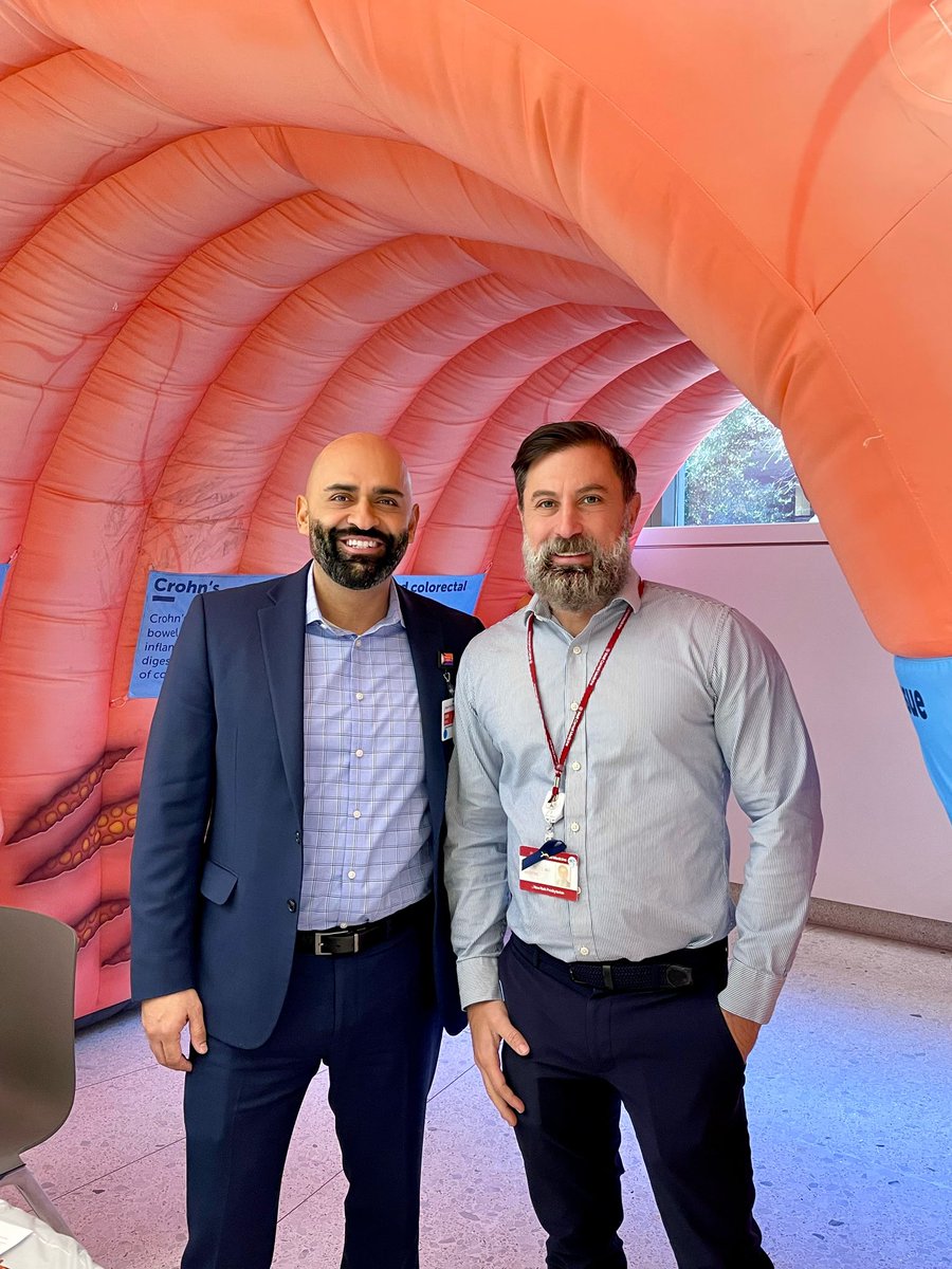 Casually hanging out inside a colon to raise awareness for Colorectal Cancer Screening @nyphospital @WeillCornell #ColorectalCancerAwarenessMonth #Brooklyn