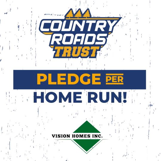 Support my teammates and I by joining our Pledge Per Home Run program! 🔗 countryroadstrust.com/pledge-per-hom…