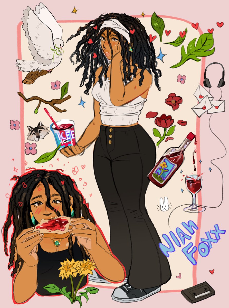My baby girl. 90's. Love poetry and gardening. Daydreamer. Poignant. Nature and animals. Cowboy bebop oc.