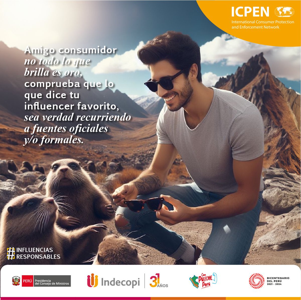 #InfluenciasResponsables 📱🗣️ | ¡Sé un consumidor informado! Revisa siempre la veracidad de los productos y servicios que se ofertan o publicitan en internet y en las redes sociales.
✅ Descarga la Guía de Publicidad para Influencers ➡️ tinyurl.com/yck6bxat
#ICPEN #FPM2024