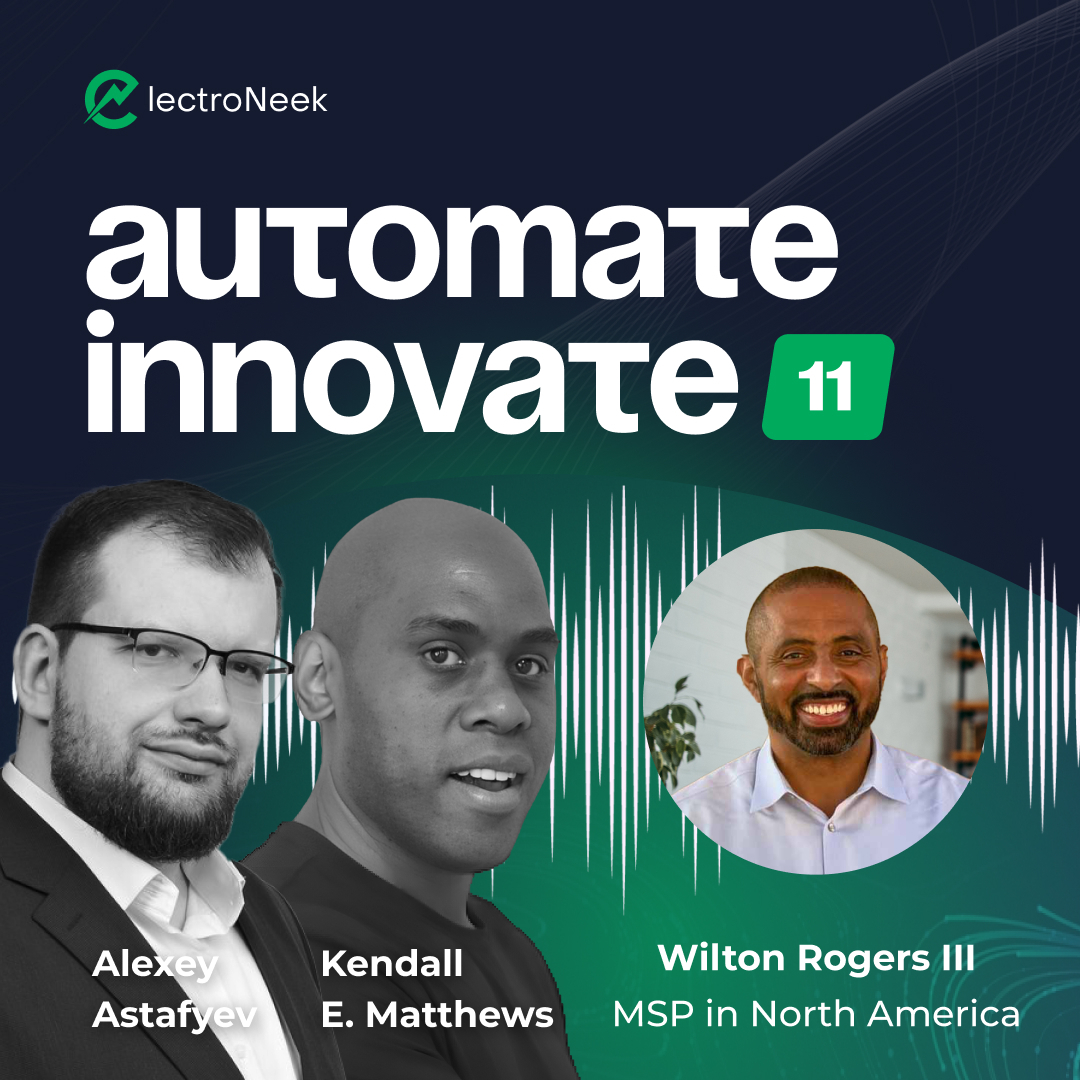 Meet Wilton Rogers, Founder &amp; CEO of Simply Automate, our guest on the latest episode! 
buzzsprout.com/2121930/147459…

#Automation #AI #MSP #TechLeaders #EntrepreneurshipTips #AutomateInnovate #SimplyAutomate