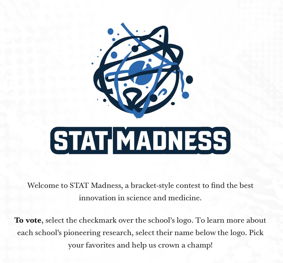 Excited to be moving on to the Elite 8 in #STATMadness @statnews!

Thanks again to everyone who voted for us & please continue to support UCSC in the search for best innovation in science & medicine thanks!

voting link: statnews.com/feature/stat-m…

our RNA liquid biopsy technology:…