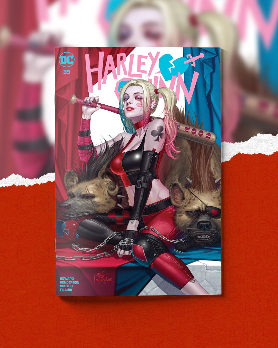 💥We’re excited to announce @leeinhyuk very first Harley Quinn cover! We’re going straight to FOIL with this epic exclusive for Harley Quinn #39! Preorders start Sunday Mar 24 at 11am pst/2pm est! $29.99 ea LTD to 800 #harleyquinn #dccomics