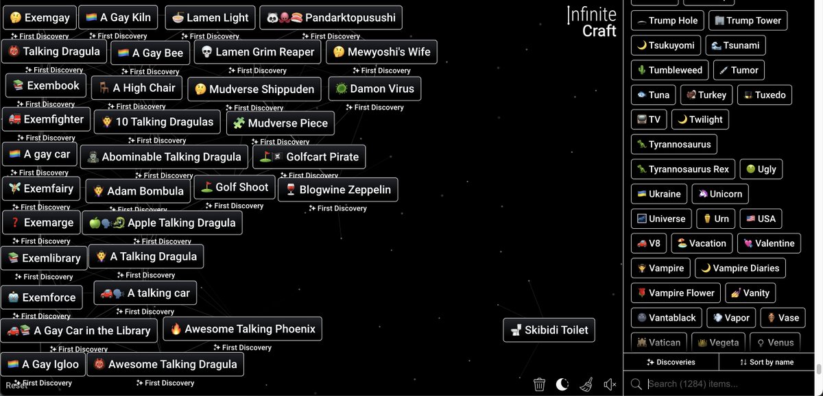 KapeTape__'s tweet photo. this game... #infinitecraft https://t.co/fewWAakkNN