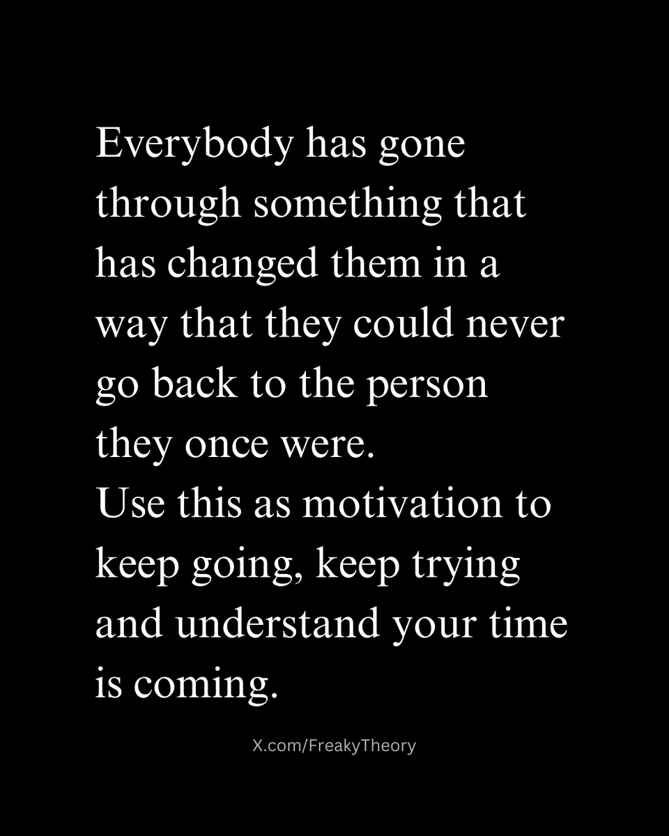 Keep going your time is coming