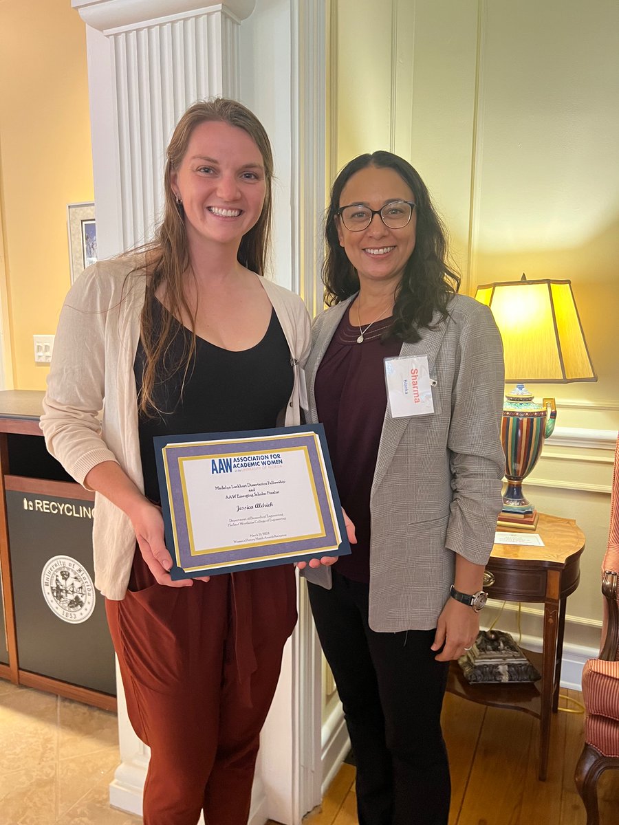 I’m honored to be among the honorees through the AAW this year! I owe much of my success to the women who came before me and have been role models for my career, including <a href="/BlankaSharma/">Blanka Sharma</a> and, more personally, my mom!