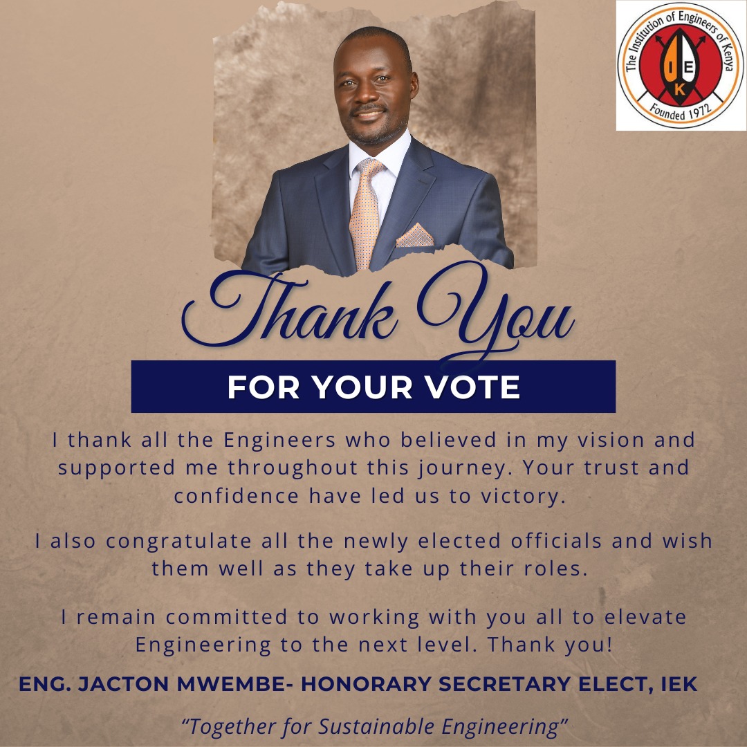 Dear Colleagues, 
The journey was long and rocky. However, by God's grace, we have pulled through. 
Thank you for the support. Congratulations to the 2024-2026 IEK council elect. 👏