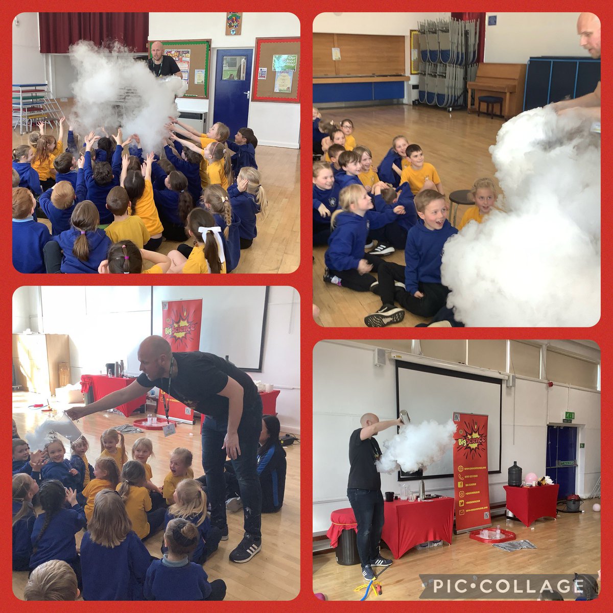 whickhamstmarys's tweet photo. Key Stage 1 and Reception ended Science Week with a literal bang thanks to Neil at @BigScienceUk 💥We had a blast thinking like physicists and chemists and enjoyed lots of exciting experiments to celebrate and grow our love of science. #StMarysScientists #BritishScienceWeek https://t.co/Y1Z4JlNST5