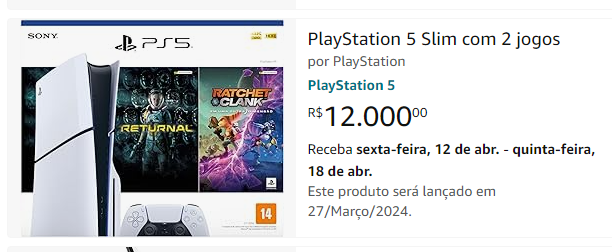 PS5 Slim | Console da Sony pode receber novo bundle nesta data no Brasil 2024 Portal Viciados