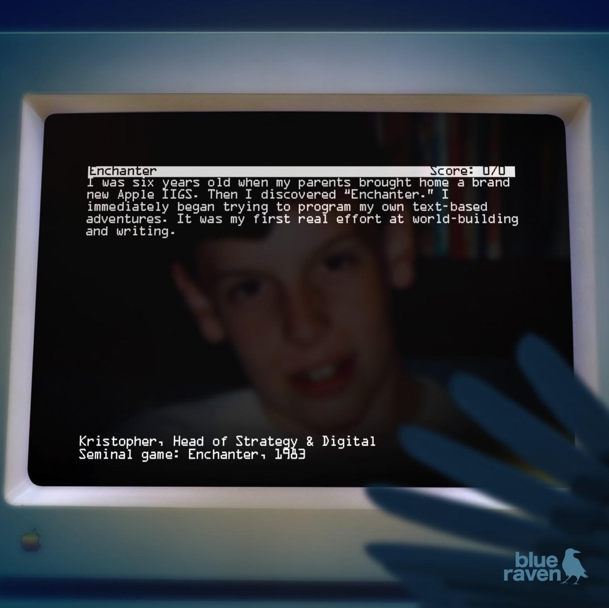 BlueRavenLA's tweet photo. ChatGPT and similar LLMs are revolutionizing everything, including gaming… and also giving us flashbacks to the text-based adventure games by Infocom from the 1980s. For our Head of Strategy &amp; Digital, the game that stood out for him as a seminal gaming experience is Enchanter. https://t.co/DNZyijbBNG