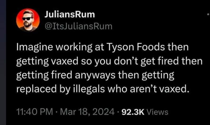 ---> #BoycottTysonFoods