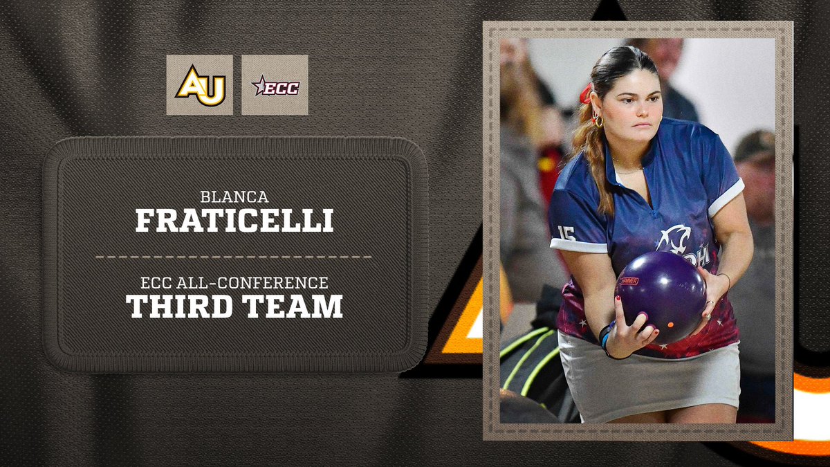 AUPanthers's tweet image. At one time, she was the @ECCSports Rookie of the Year.
Now, as a senior and team captain, she’s been named to the All-ECC Third Team. 👌
Congrats to @AdelphiBowling’s @blanca_frati on your All-Conference honor in 2024! 🙌
STORY 📎: shorturl.at/htDJ5
#PawsUp🐾