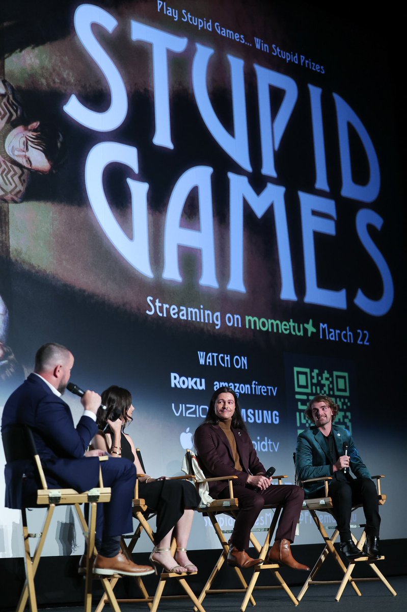 Last night we celebrated the world premiere of <a href="/StupidGamesFilm/">Stupid Games</a> at the Harmony Gold on Sunset Blvd. a dream cast and crew who made this film a reality. Now streaming on <a href="/freemometu/">Mometu</a>! Thank you to everyone at @VChannelsCorp and Mometu for an unforgettable night! #watchstupidgames