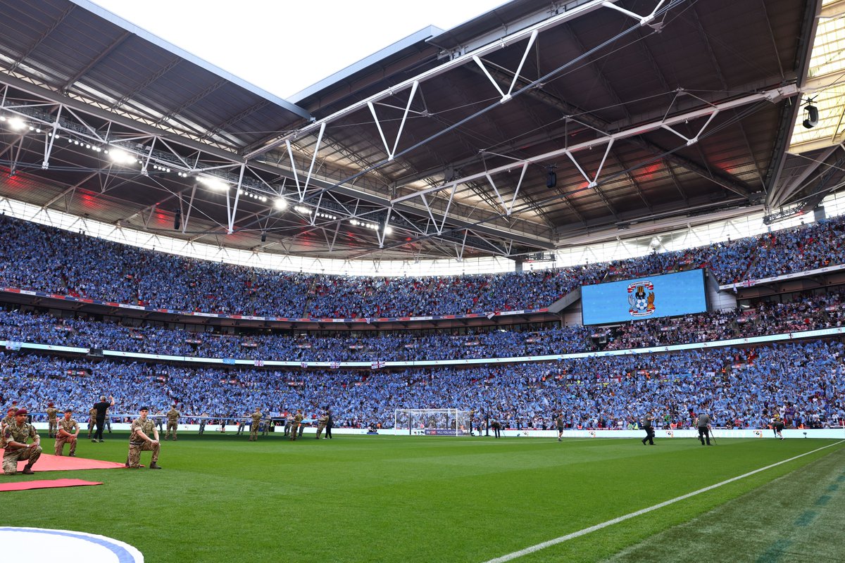 Coventry_City's tweet image. 📅 Sunday 21st April
🕒 3:30pm
📍@wembleystadium

We'll see you there Sky Blue Army 🩵 #PUSB
