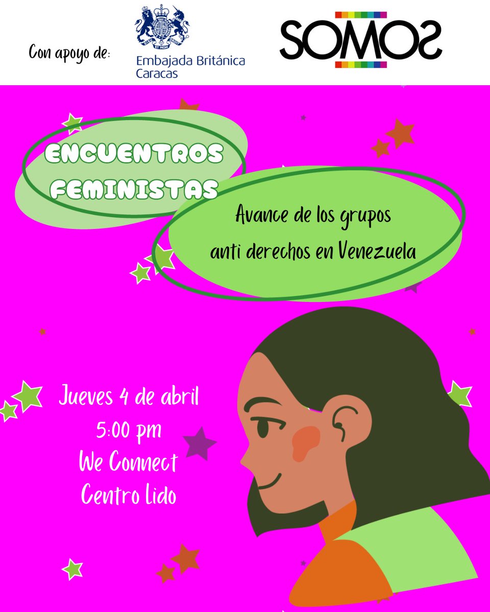 Que el feminismo no se quede solo en marzo 💜♀️ Nos vemos el 4 abril en los Encuentros Feministas en Caracas que abordarán tema crucial en Venezuela: El avance de los grupos antiderechos en el país y su impacto en los grupos vulnerables, especialmente las mujeres.