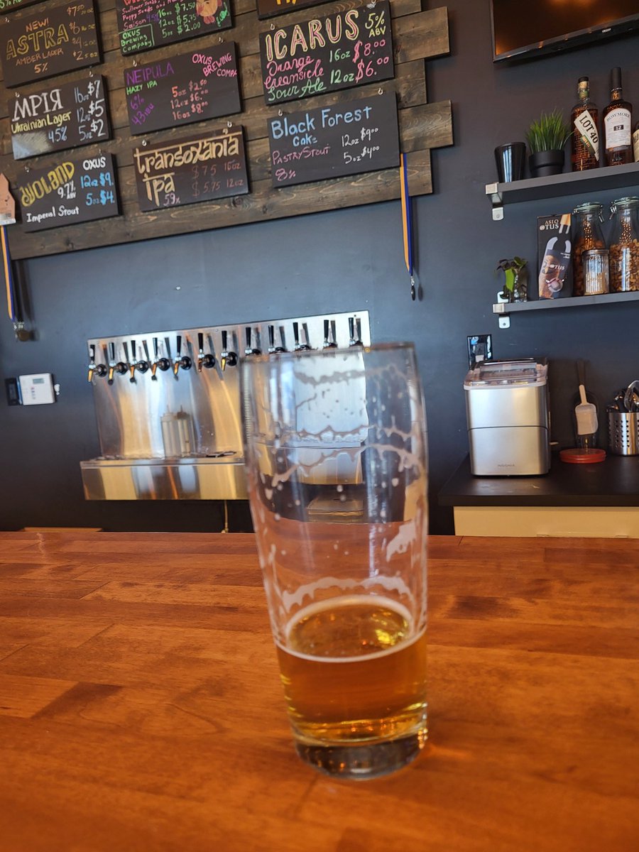 No better end to a busy work week than a Transoxania IPA at Oxus. Happy Fridayeveryone! <a href="/oxusbrewing/">Oxus Brewing Company</a> #drinklocal #beer