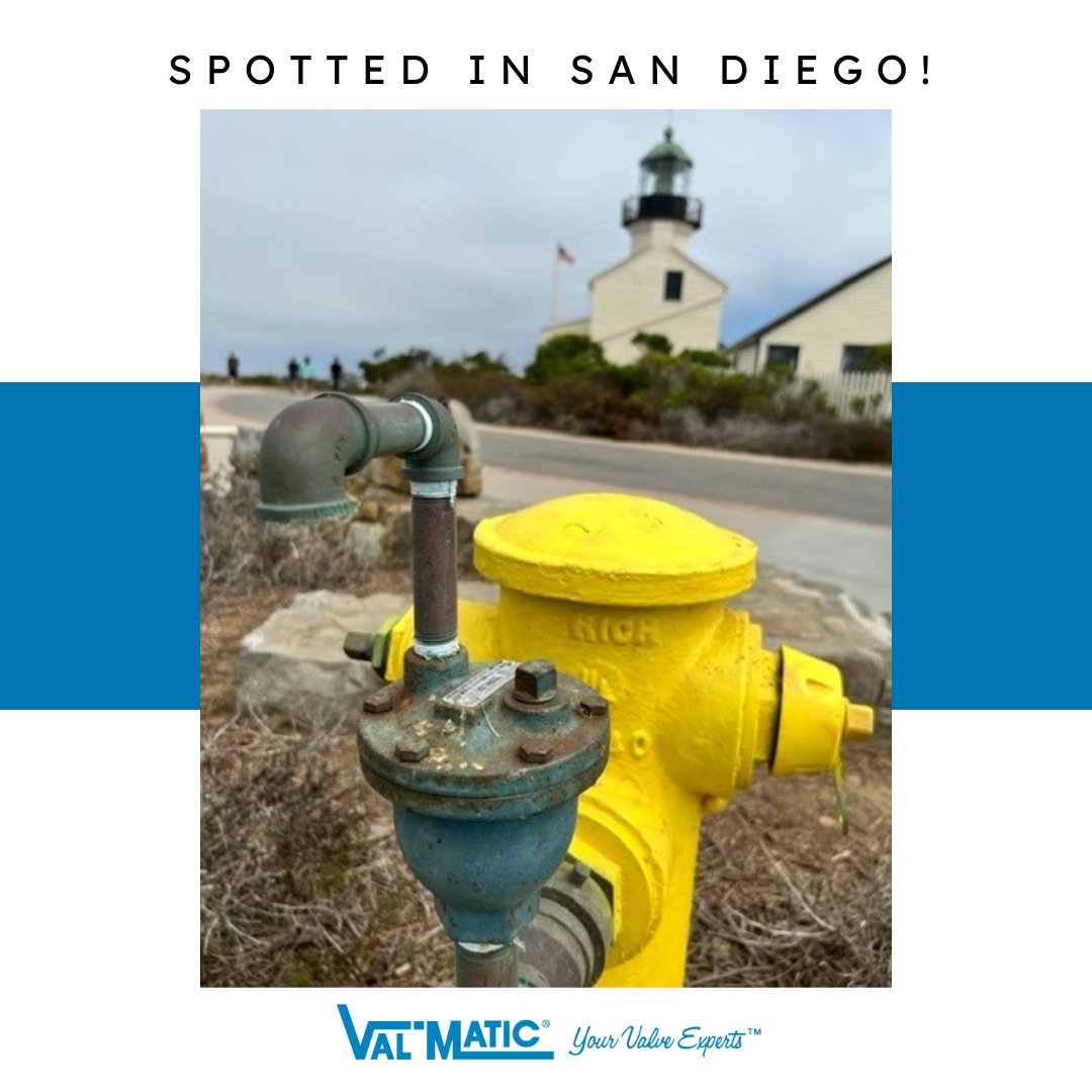 Valmaticvalves's tweet photo. Spotted: Val-Matic Air Valve soaking up the sun in San Diego, California! Next time you’re near Old Point Loma Lighthouse, keep an eye out and snap a photo for us.
#valmatic https://t.co/Bkj5m2OcrR