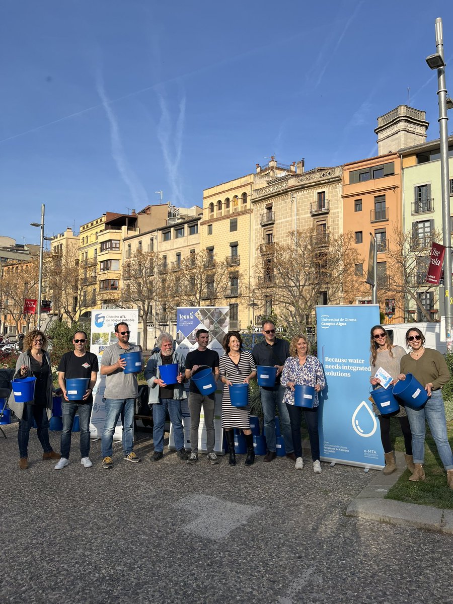 Feliç Dia Mundial de l’Aigua 💦 En aquest dia tan especial, hem volgut apropar la ciència a la societat. Gràcies al Campus Aigua de la @univgirona —- Happy World Water Day 💦 On this special day, we wanted to bring science closer to society. #somcerca