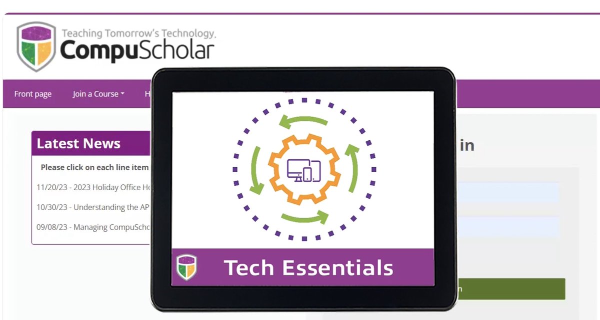 Explore our Tech Essentials Online Course! The #ComputerScience & Computer Skills course teaches fundamental digital literacy & programming concepts, perfect for your #CTE program. Watch a video overview of the course to learn more. #CSforAll #stem #CSEd ow.ly/LLWT50Qg8yc