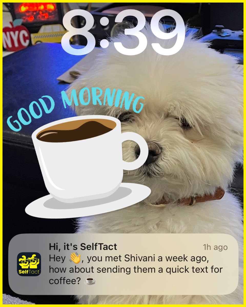 👋 Met someone last week while networking? Grab ☕️☕️ virtually or in person! SelfTact will remind you of that! 🙂

#SmartSelfies #MobileAppRevolution #SelfiesForNetworking #NetworkingSolution #BusinessGrowth #SmartNetworking #FutureOfNetworking #BusinessCommunication[...]