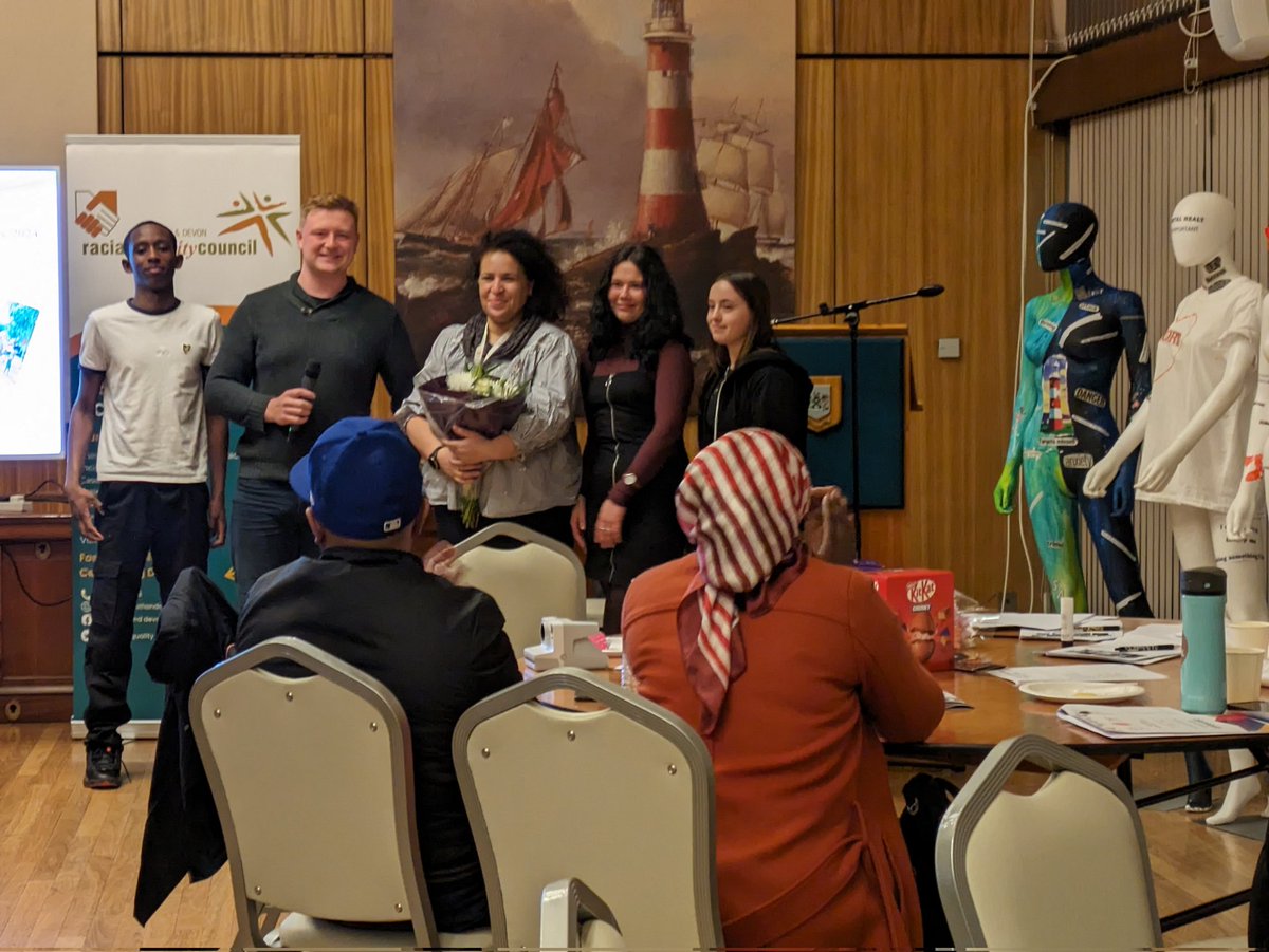 The dream team at Living by the Sea with <a href="/focus_sw/">YouthFocusSW</a> and <a href="/PDRaceEquality/">PDREC</a> . Great event and a brilliant example of young people from marginalised communities having a voice