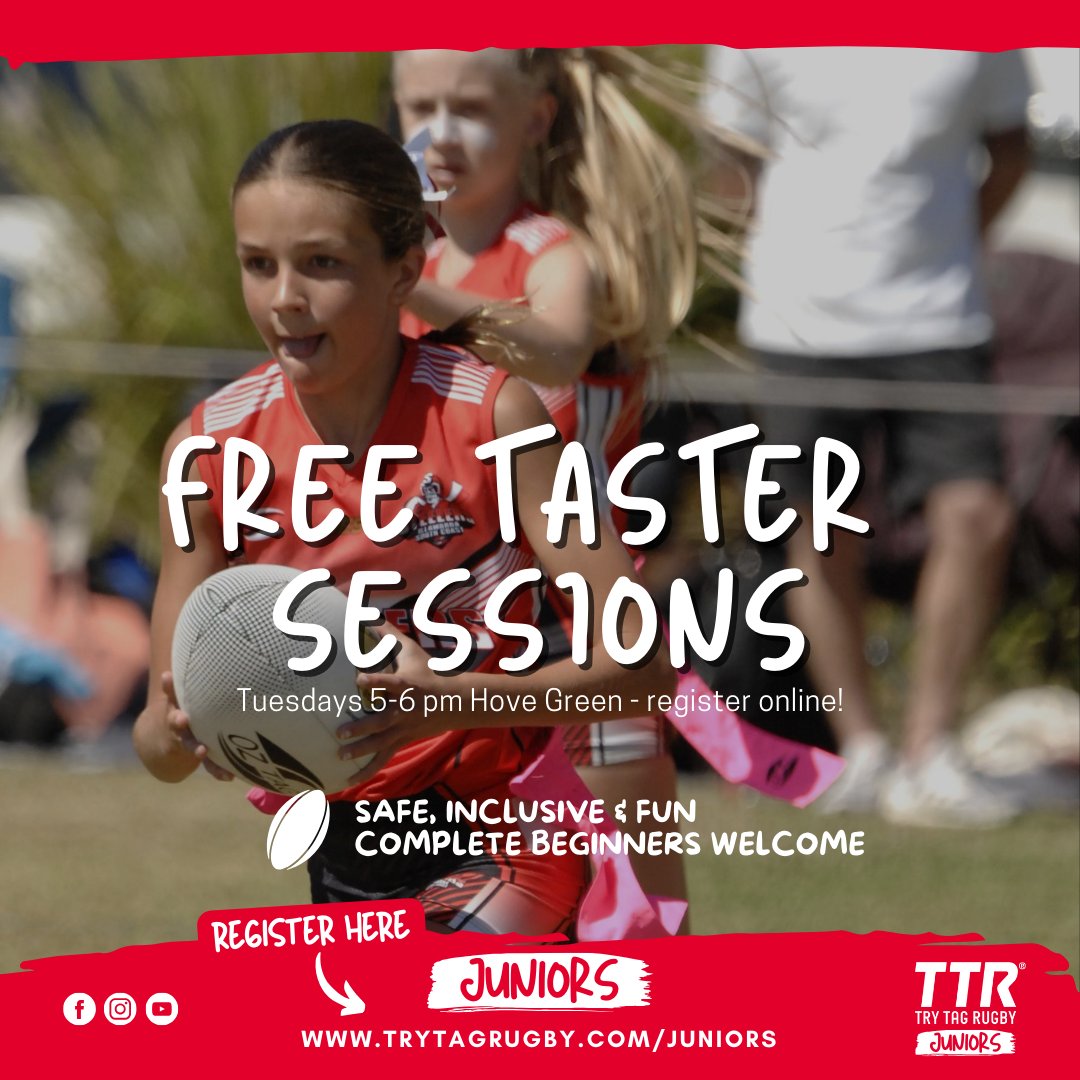 TryTagBrighton's tweet photo. We are launching Tag Rugby sessions for 7-11 year olds this April at Cardinal Newman College next to Hove Green. Safe, inclusive and fun - help us spread the word to get more children active! More info: https://t.co/BtEIrNunNw https://t.co/mpbsaVHUPH