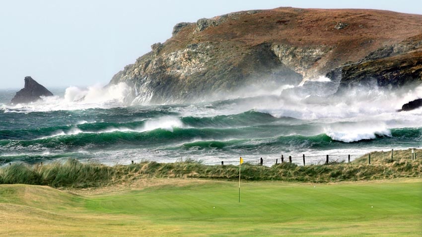 Trevose #Golf and Country Club is another ideal #golfing holiday destination, located in the north of scenic Cornwall in southwest #england. At Trevose the surf crashes spectacularly next to the links. See it for yourself: 📞1-877-GOLF-067