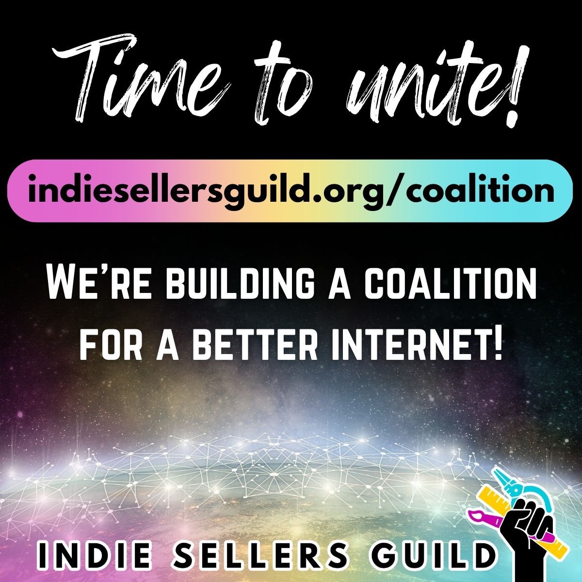 We're building a coalition to take back the power from Big Tech corporations and build an internet that works for everyone! Learn more at buff.ly/43v0O5m #workersoftheworldunite #betterinternet #solidarity #peoplenotplatforms #indiestrong #powertothepeople
