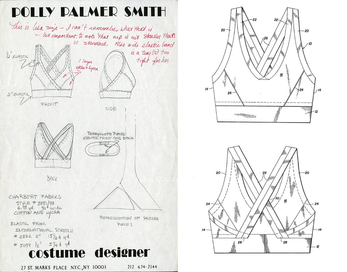 uspto's tweet photo. Before the Jogbra, it was common for women to use elastic bandages to support their bodies during runs. Inventors Hinda Miller, Polly Smith, and Lisa Lindahl found inspiration for a solution in the jockstrap. Read more in our latest #JourneysOfInnovation: https://t.co/IqdJwTrYNU https://t.co/KX8784UGKB