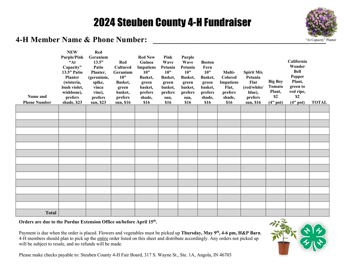 SteubenCo4H's tweet photo. Our annual fundraiser has launched! We love being able to buy some great products and support our organization! 
Share with friends, family, and neighbors! 
Orders are due April 15th - see order forms here, in the March newsletter, or at https://t.co/yUeOwd7Eyy. https://t.co/0VWZpPhGrq