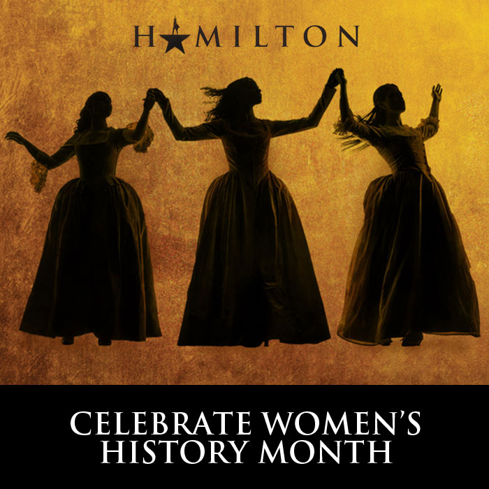 Happy Women’s History Month from Angelica, Eliza, and Peggy… WORK! #womeninhistory #womenshistorymonth #womenshistory #herstory
