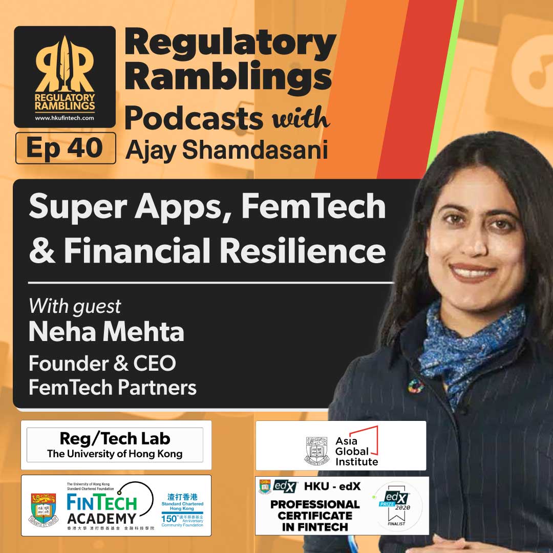 tfoxlaw's tweet image. Meet Neha Mehta, a multi-talented force in tech and finance! Her insights, from Super Apps to financial inclusion, pave the way for a digital future.

Catch the full episode of @HKUFinTech RR podcast here: bit.ly/3Pw1nGl #TechInclusion #SuperApps #Fintech