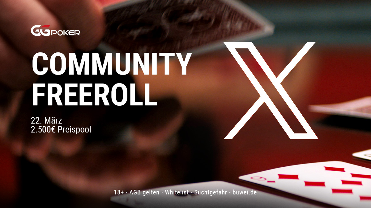 GGPokerDE's tweet photo. π’ Das FREEROLL Passwort lautet
β
πππππππ
β
Turnierstart ist um 21.15 Uhr
β
30 Min. Late-Reg.
β
2.500 β¬ Preispool
β
Kostenlose Teilnahme π
Viel Erfolg π #freeroll #bankrollboost #gratis #turnier #passwort #fun #community @ggpokerde https://t.co/HEbKjUVSOj