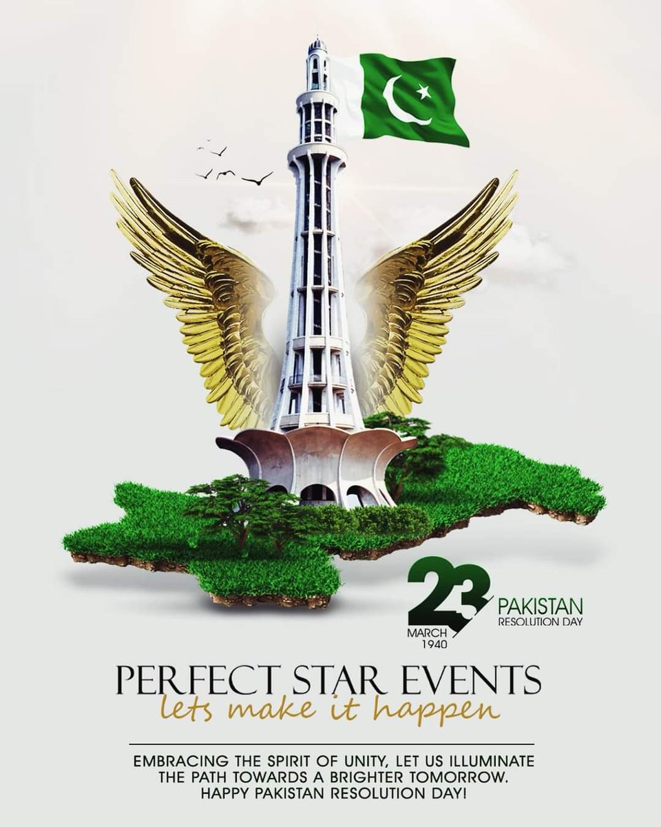 23 March 1940 | HAPPY PAKISTAN RESOLUTION DAY 🇵🇰

EMBRACING THE SPIRIT Of UNITY, LET US ILLUMINATE THE PATH TOWARDS A BRIGHTER TOMORROW. HAPPY PAKISTAN RESOLUTION DAY!

#happypakistanresolutionday #pakistanresolutionday #23march1940 #pakistanday #psevents #pseventsofficial