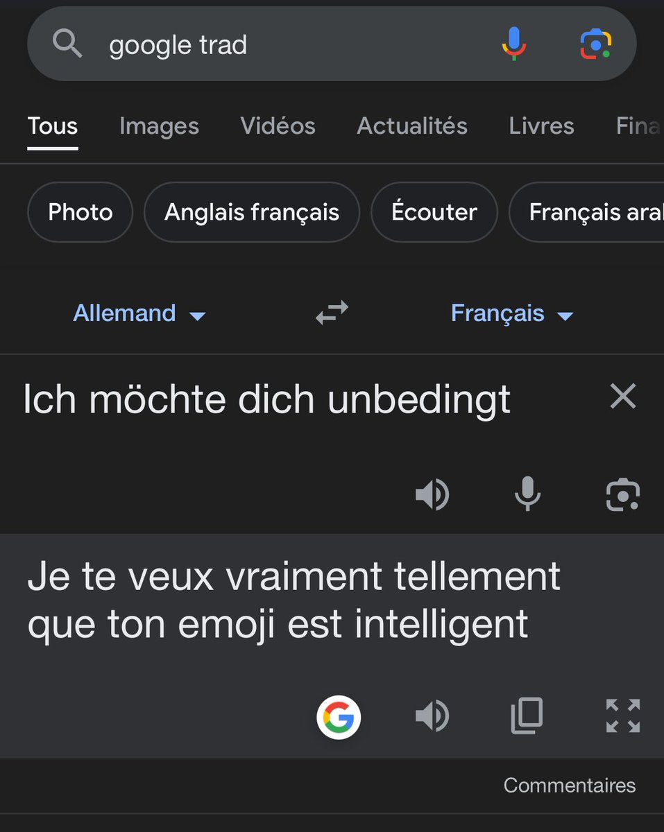 Quand tu demandes à google trad de t’aider pour le discours de la série allemande qui vient de gagner à #SeriesMania