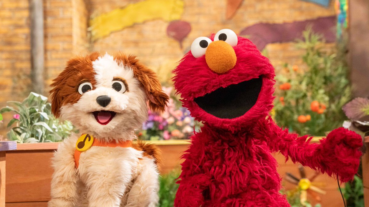 Today on Sesame Street, we're celebrating puppies! Yeah baby! Send Elmo a photo of your #FurryFriendsForever. Happy #NationalPuppyDay! ❤️🐶📸