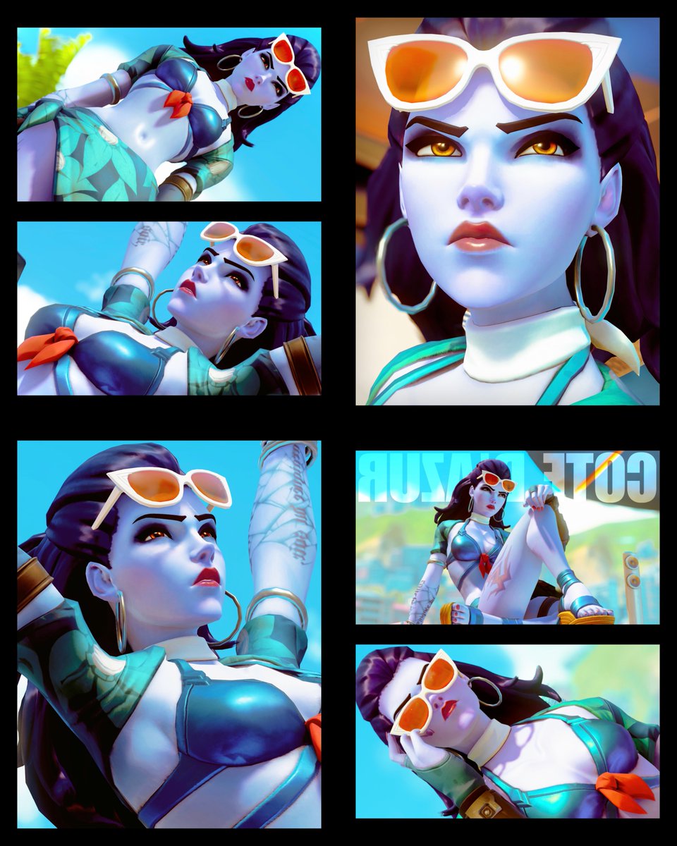 Slashtbh's tweet photo. Cote d’azure Widowmaker 🩵🧡

#Overwatch2 #Widowmaker https://t.co/pJmi5GK86f