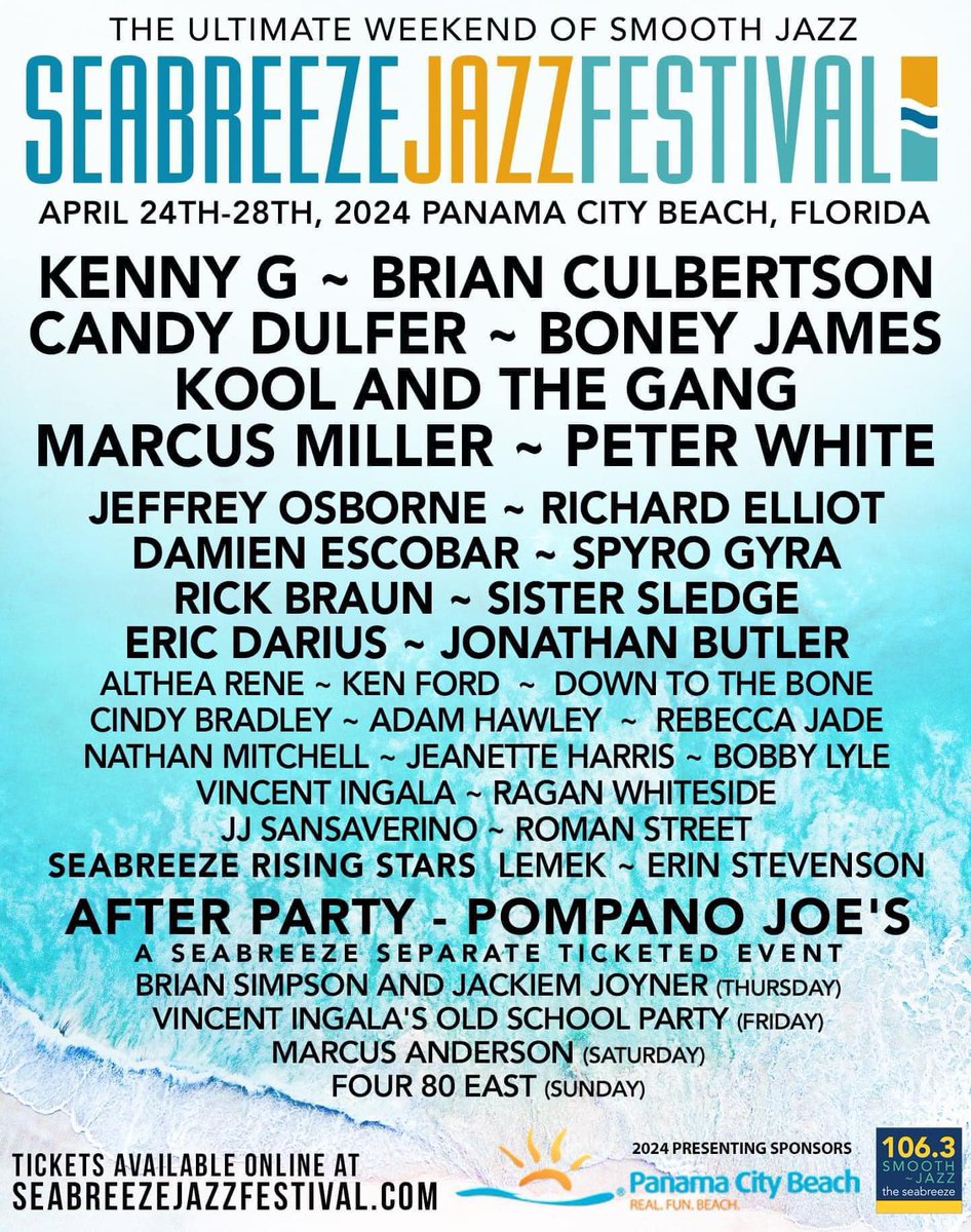 Seabreeze Jazz Festival 2025 - Music at the Beach