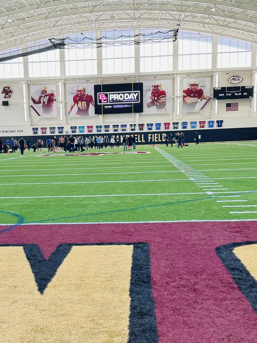 Boston College Pro Day 2024 🦅 @ABHasselbeck 🏈