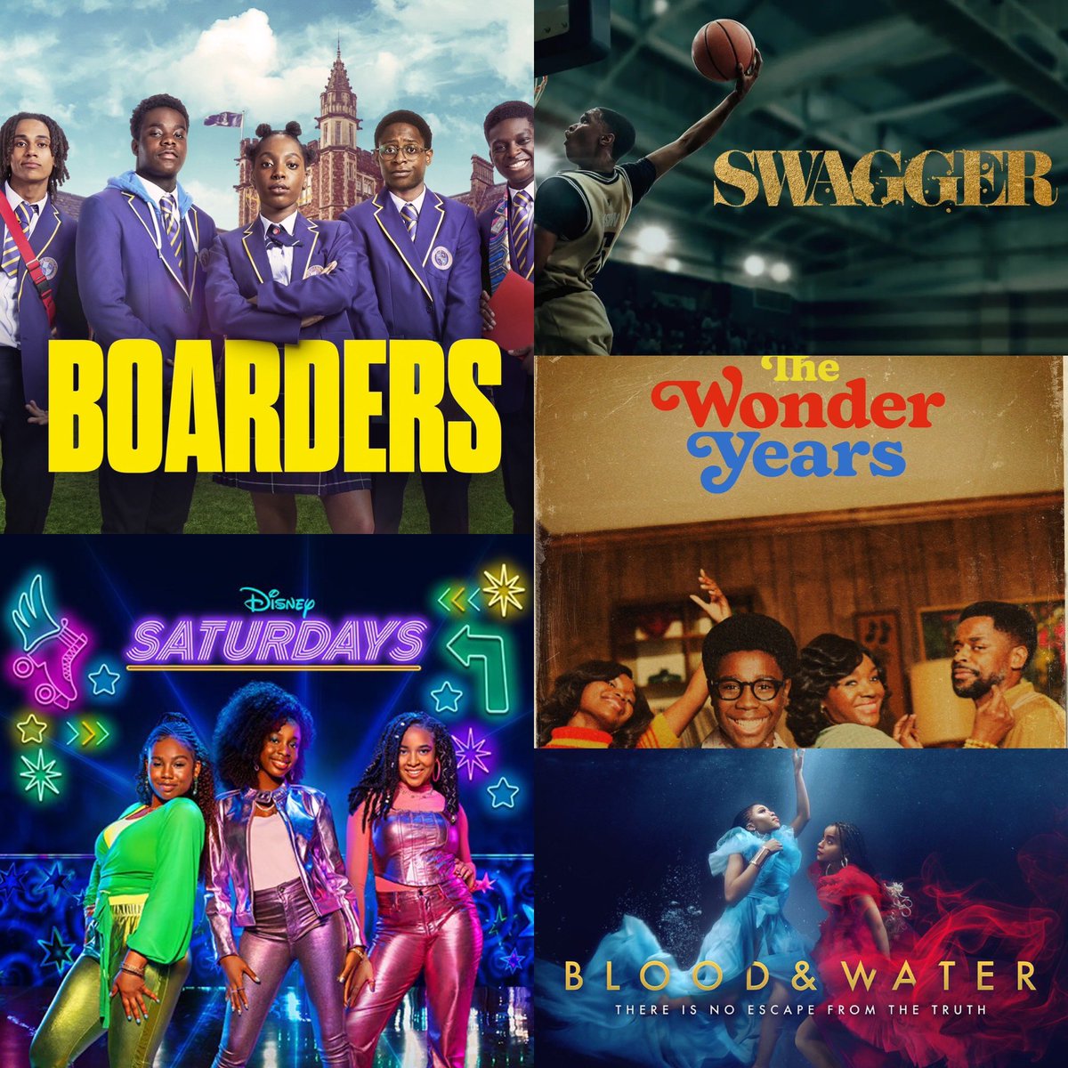 jasimisinclair's tweet photo. Black coming of age stories are important. Whether the show is cancelled or not shouldn’t stop you from still watching and discovering new stories. 
Check out Boarders, a new show now streaming on Tubi, it’s free. https://t.co/PcheMWXrLb