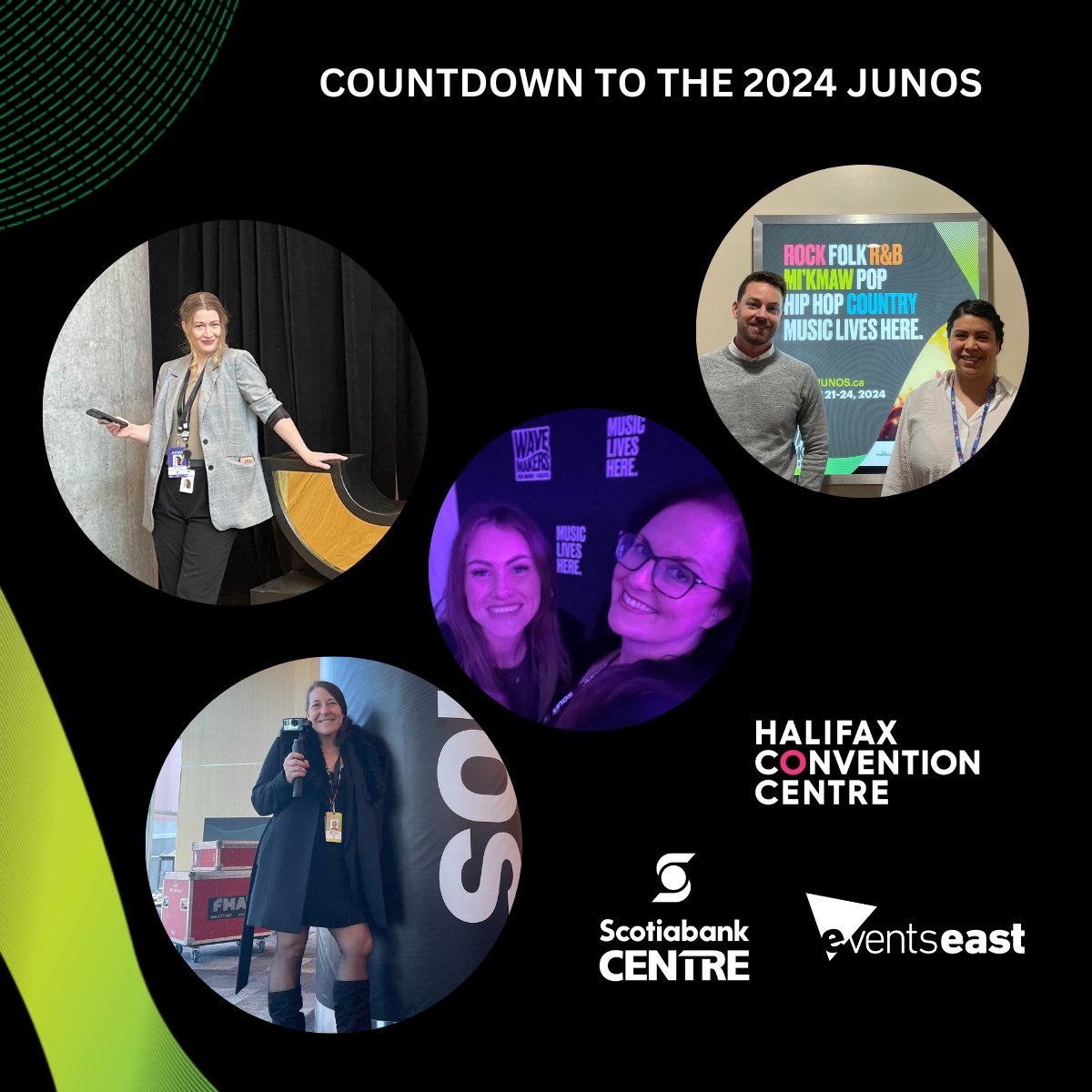 It's JUNO Week our Marketing & Communications team have it covered! As the group behind our digital content, social media, branding & design for @ScotiabankCtr @hfxconventions & the 2024 JUNO Halifax Host Committee, we'll be everywhere! For live updates: instagram.com/halifaxjunos/