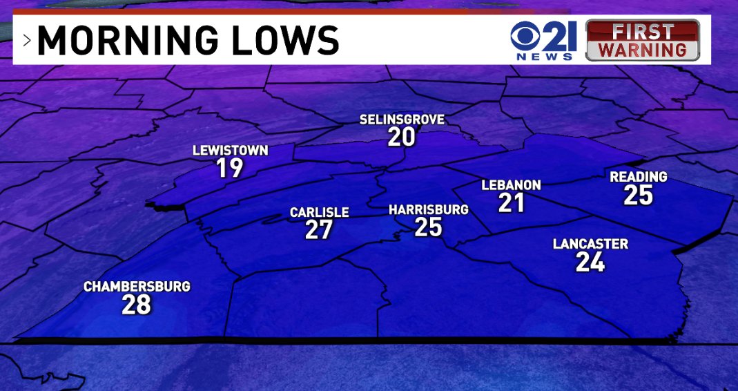 TOMRUSSELLCBS21's tweet photo. FRIDAY FREEZE: Look how cold it was this morning!  #SpringFreeze https://t.co/ktTviE0jzT