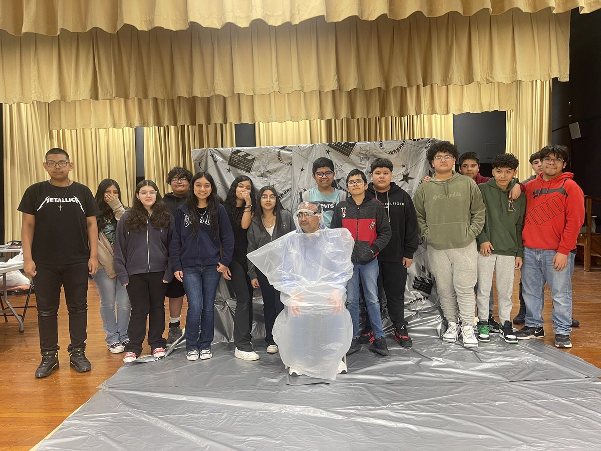 Thanks for much to Dr. Mody for being such a good sport today! He got pied in the face by the class that sold the most items for the #PTO fundraiser. 

#Empower87 #wildcatnation