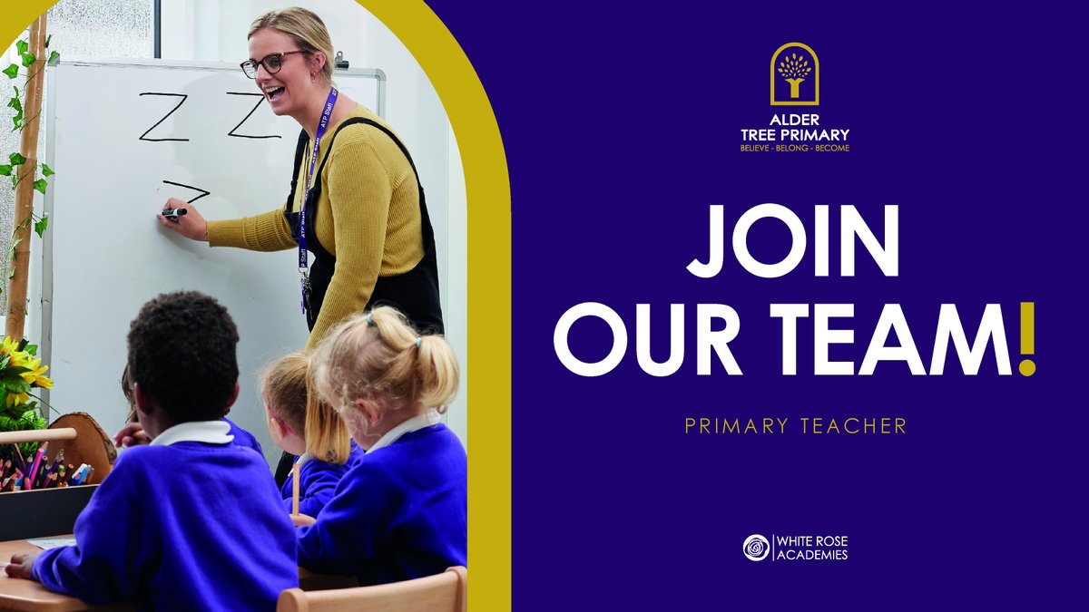 Join our vibrant team at Alder Tree Primary! We're seeking passionate teachers to inspire young minds. Check out the role details here: ow.ly/3Pmf50QZMnJ #TeachingOpportunity #AlderTreePrimary #LeedsTeaching