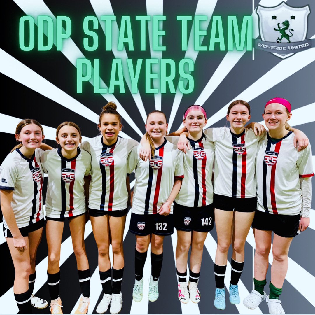 Congrats to several players on our team for making the Indiana State team- 
Chloe⚽️Mia⚽️Bri⚽️Kendall⚽️Evynn⚽️Olivia⚽️Breanne